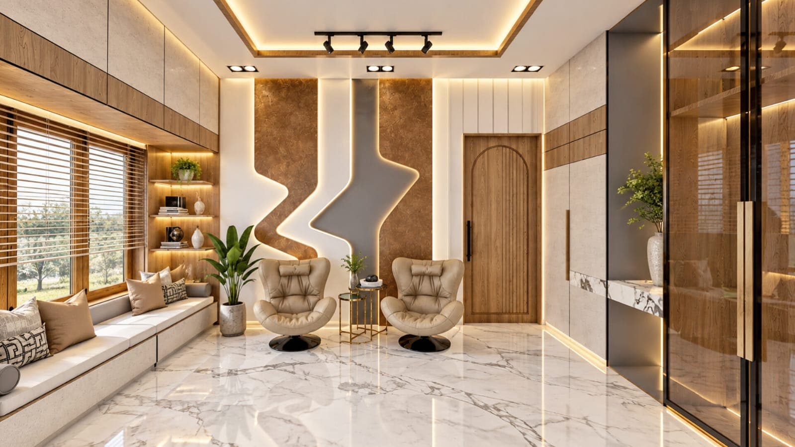 Living Area interior design photo 37