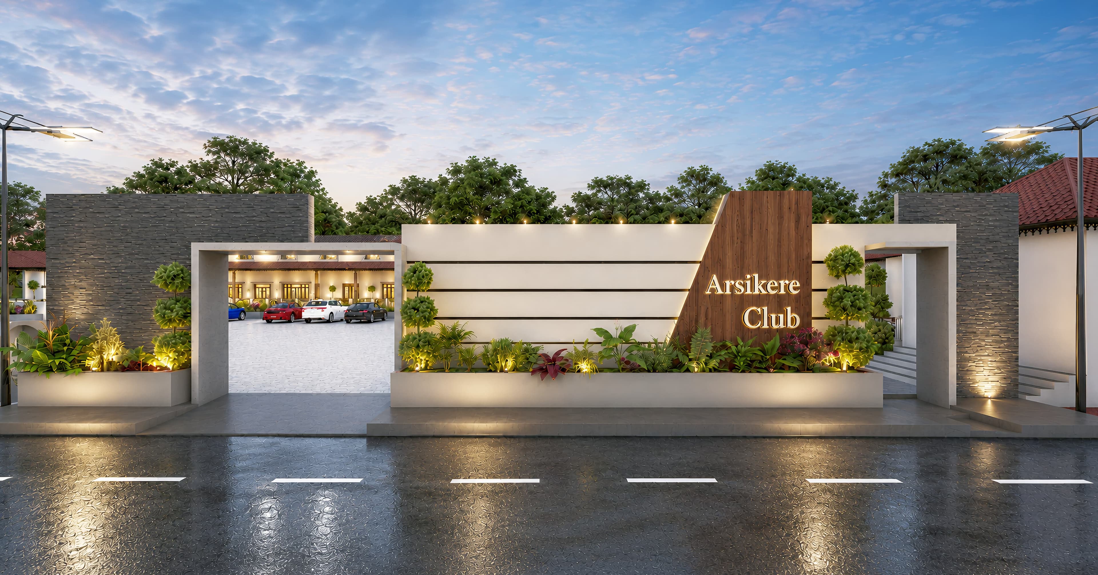 Arasikere Town Club interior design photo 13